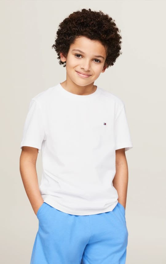 TOMMY HILFIGER basic white t-shirt