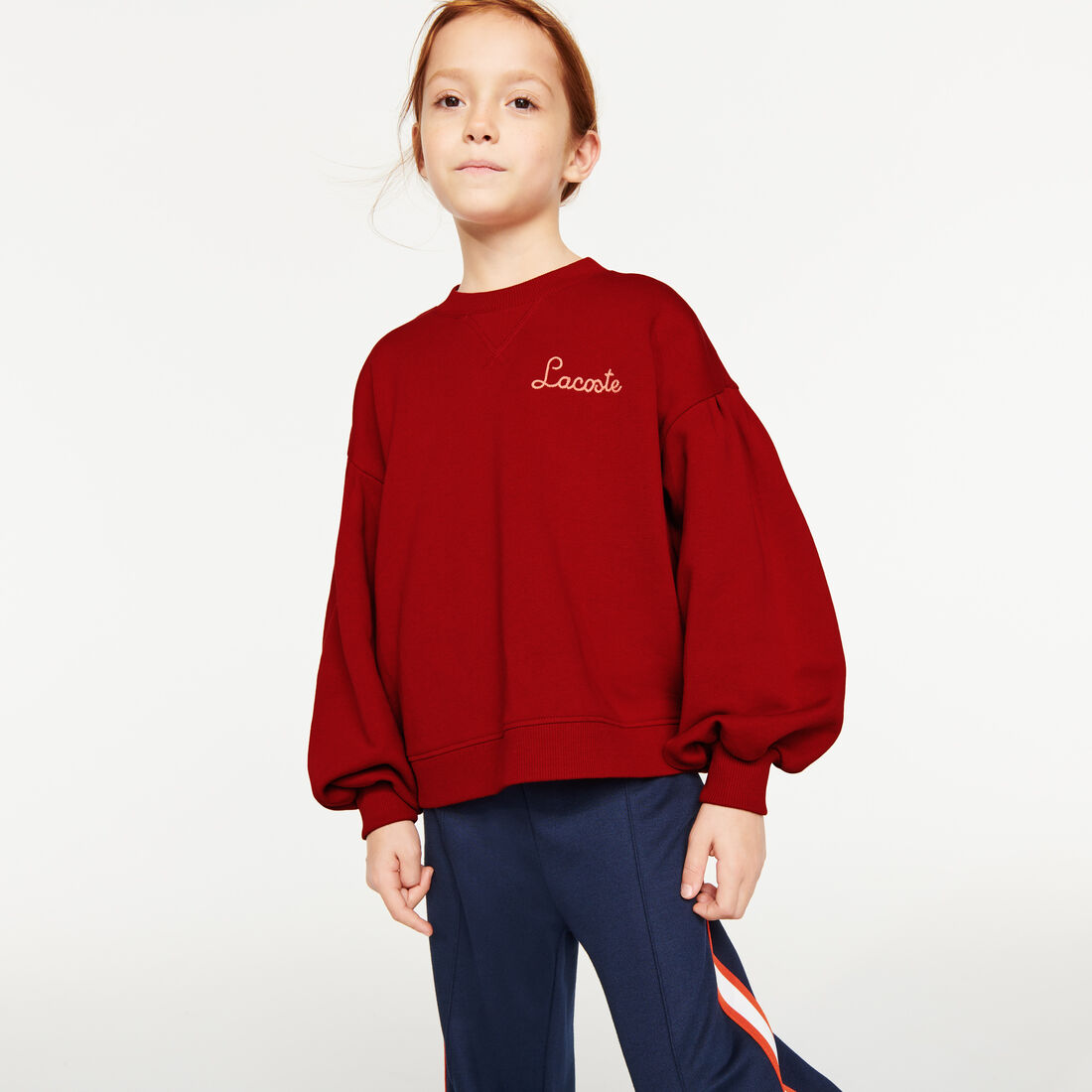 LACOSTE cotton fleece sweatshirt