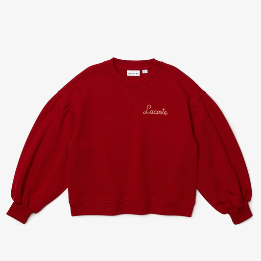 LACOSTE cotton fleece sweatshirt