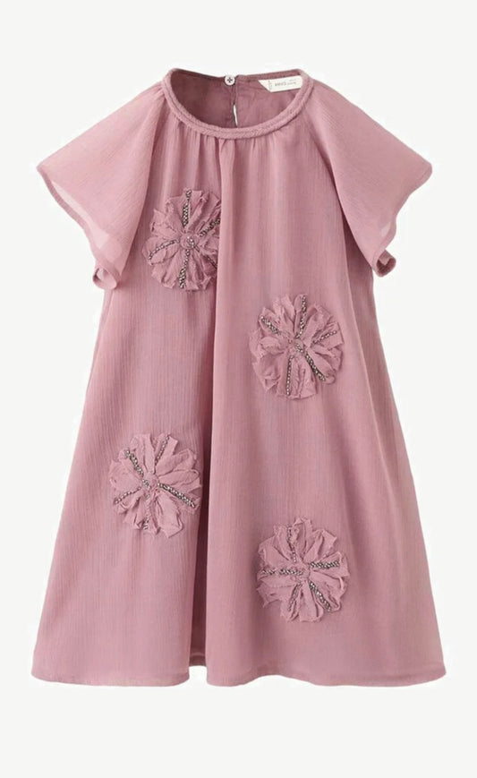 MANGO pink dress