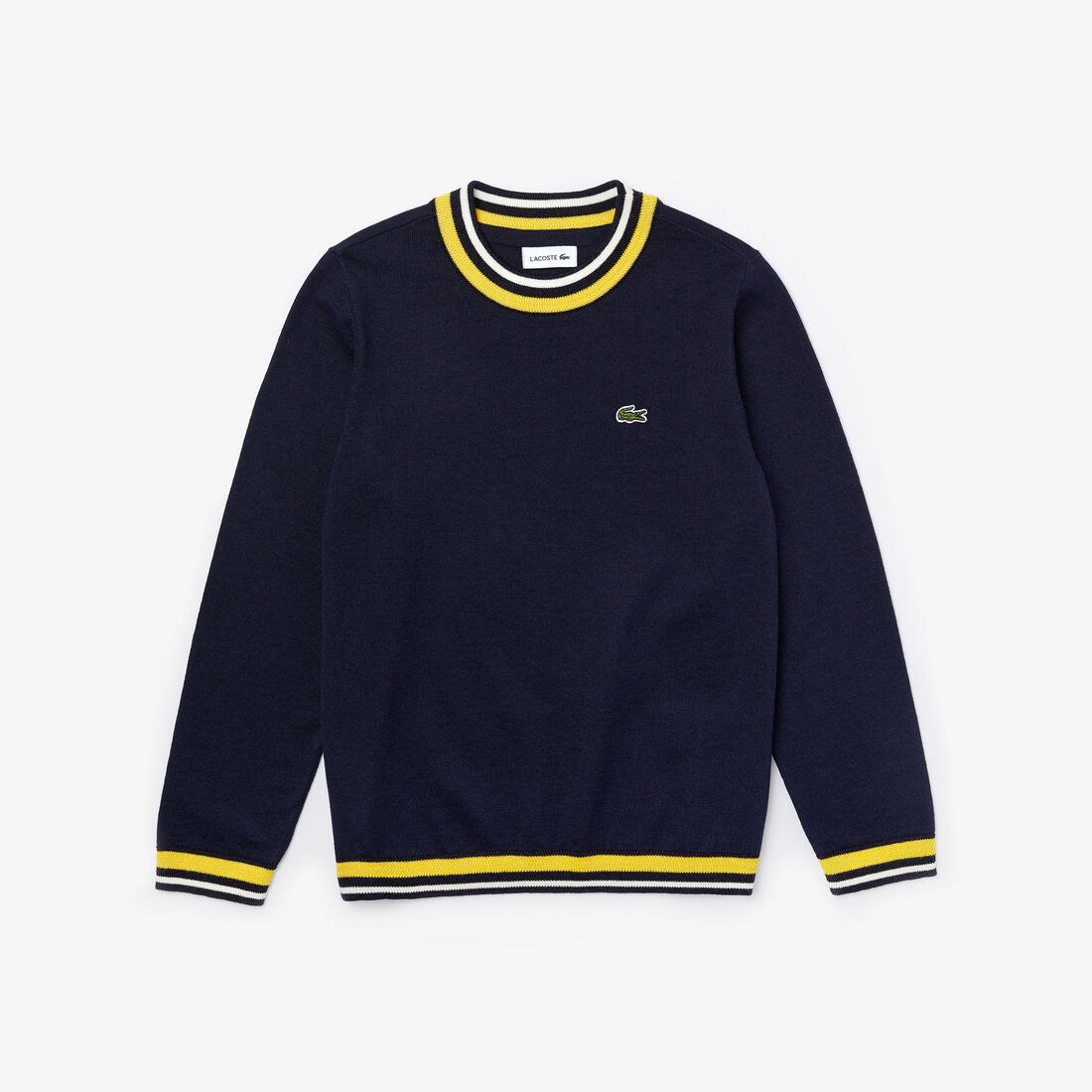 LACOSTE wool and cotton sweater